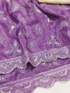 Ktd 3006 Gold Crush Embroidery Work Saree